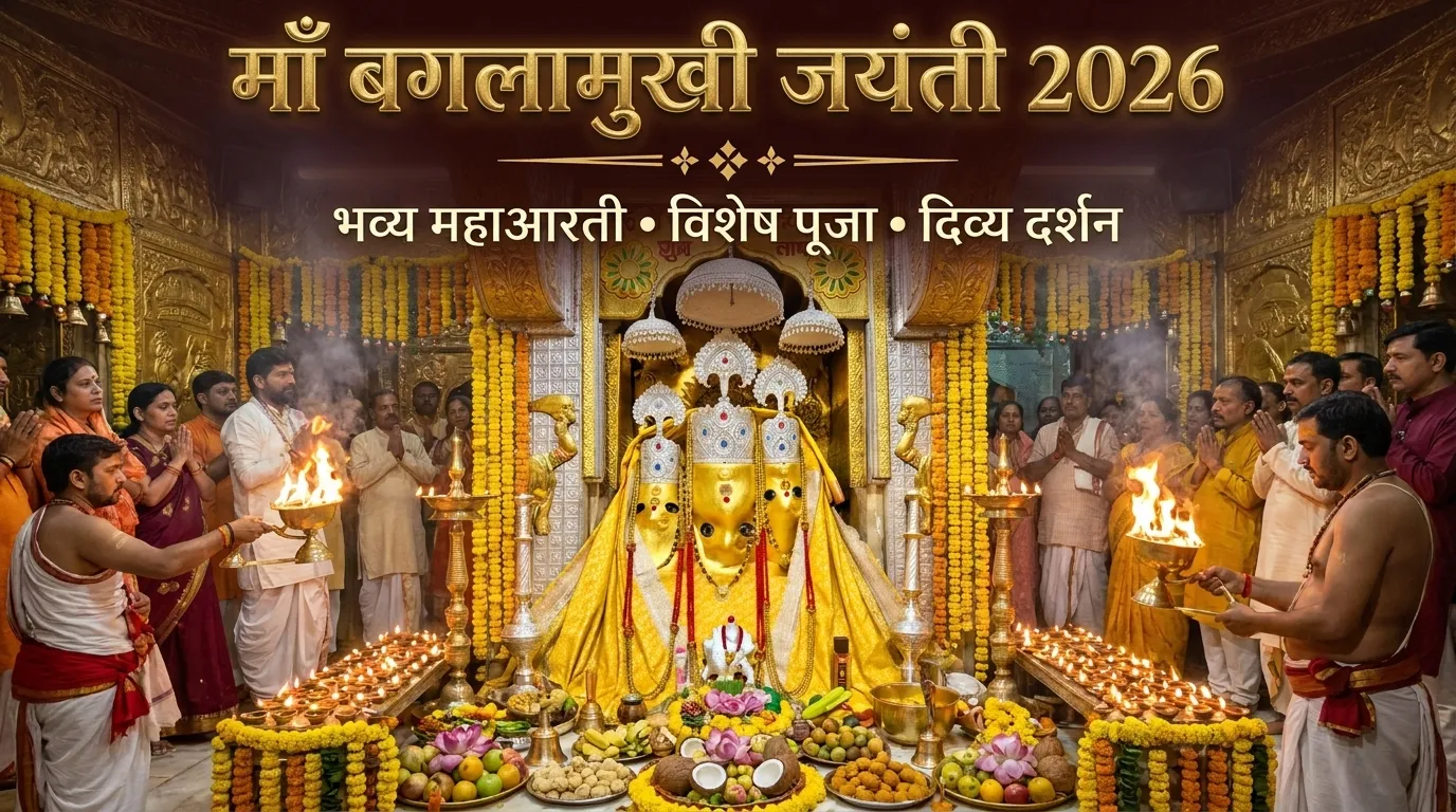 Maa Baglamukhi Jayanti 2026 | Maha Aarti & Special Puja Grand celebration of Maa Baglamukhi Jayanti 2026 at Nalkheda Siddha Peeth